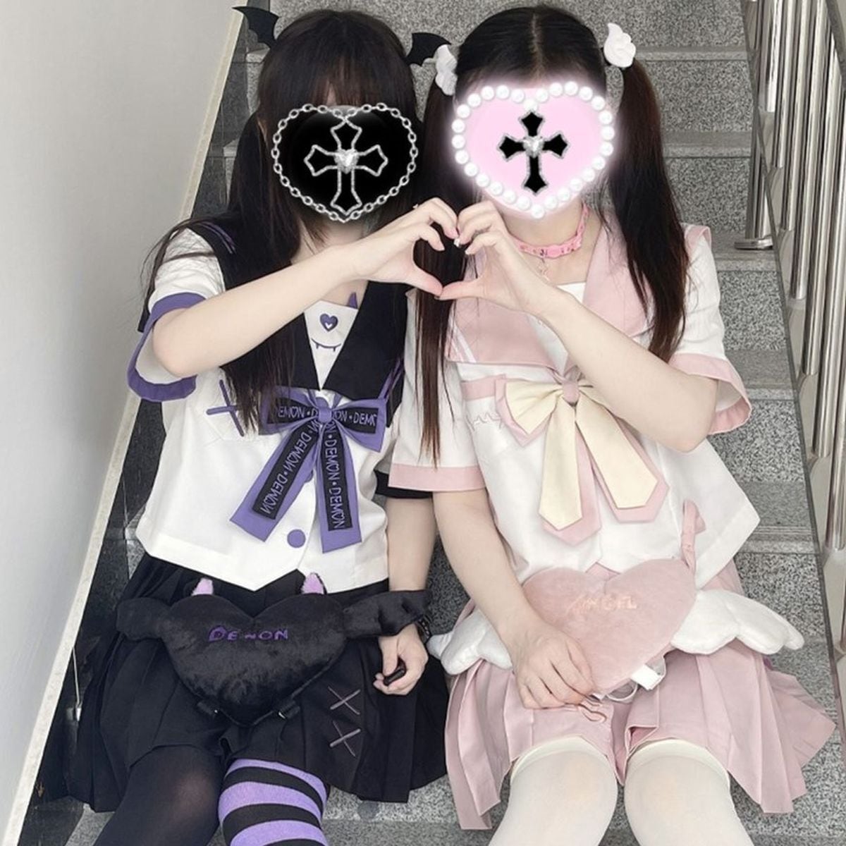 Angel and Devil Sailor Suit Set