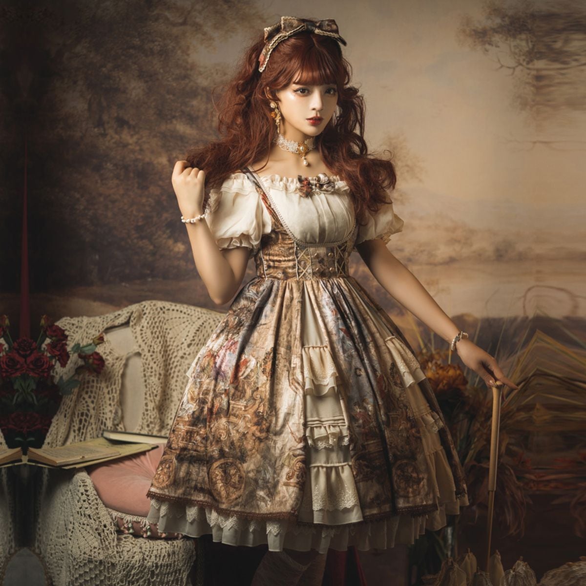 Renaissance Style Dress Set
