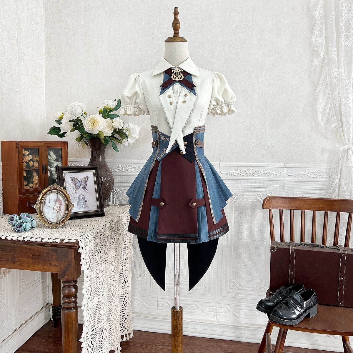 Steampunk Short Sleeve Ensemble