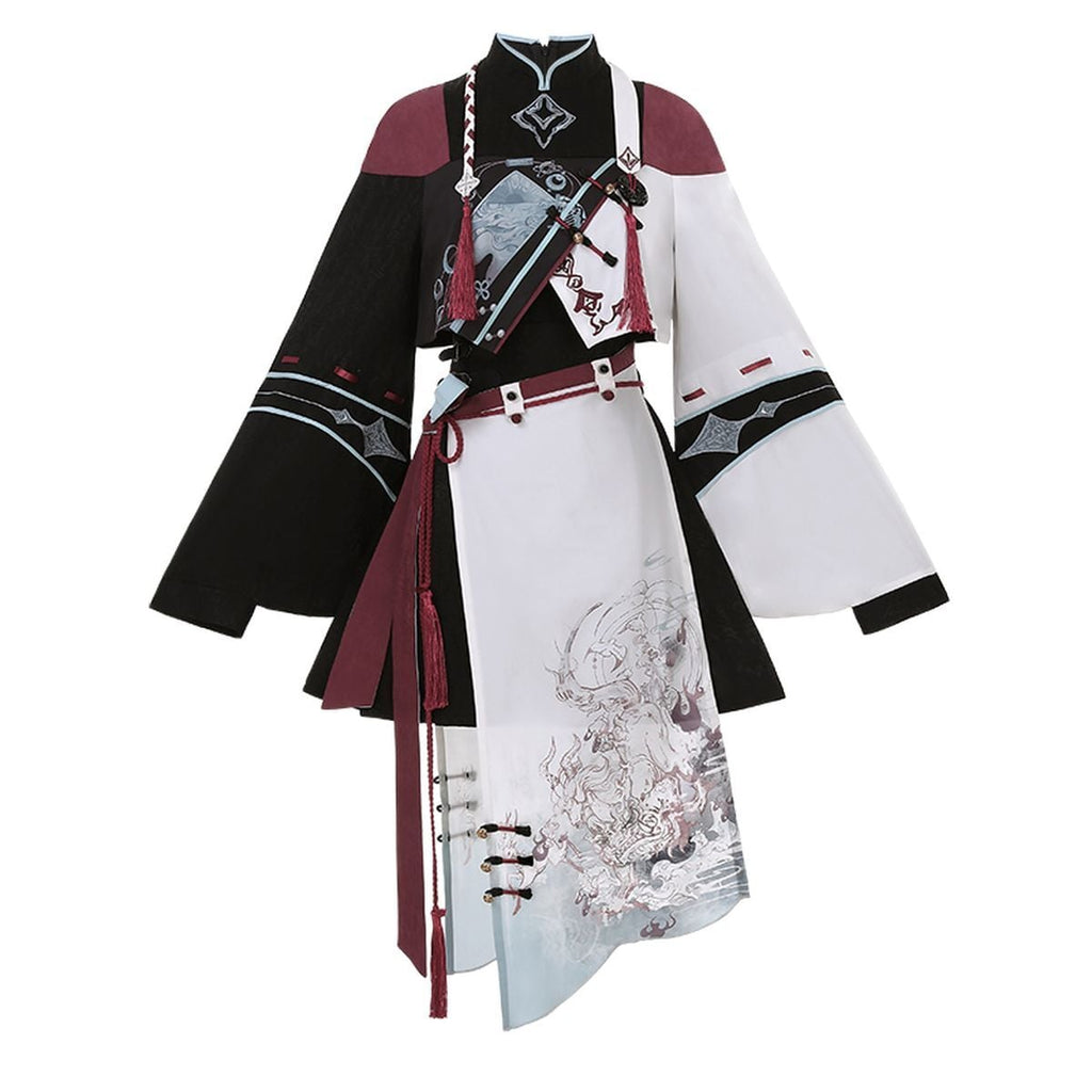 Stylish Asymmetrical Oriental Lolita Set