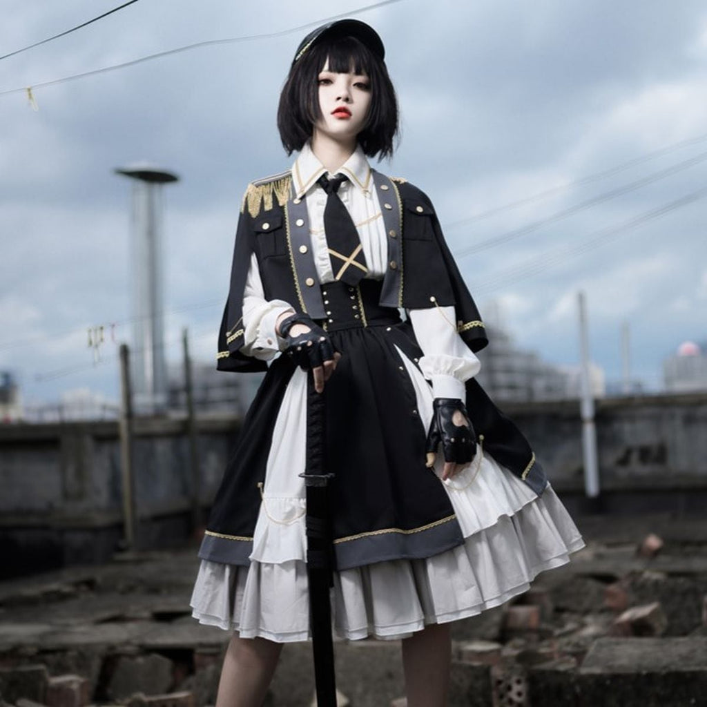Girl Commander Military Lolita Set
