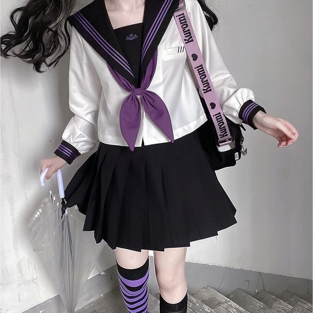 Purple and Black Sailor Uniform