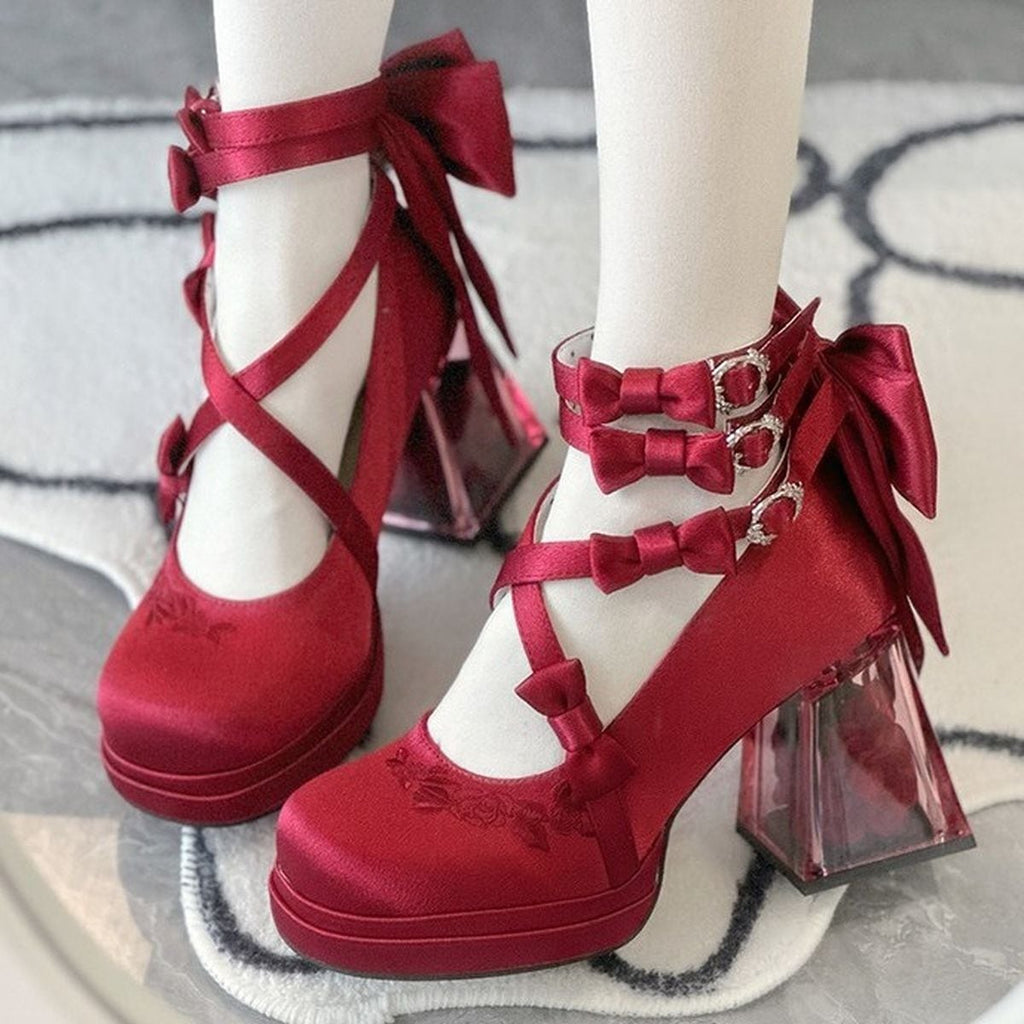 Elegant Flower Accent Pumps