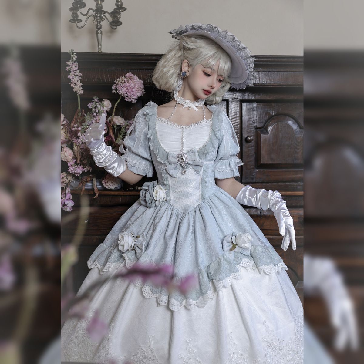 Graceful Short Sleeve Lolita Dress