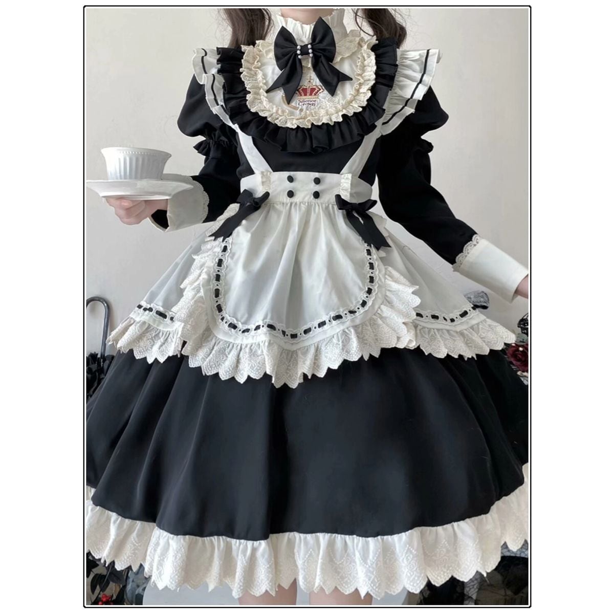 Frilled Victorian Cloud Maid Dress