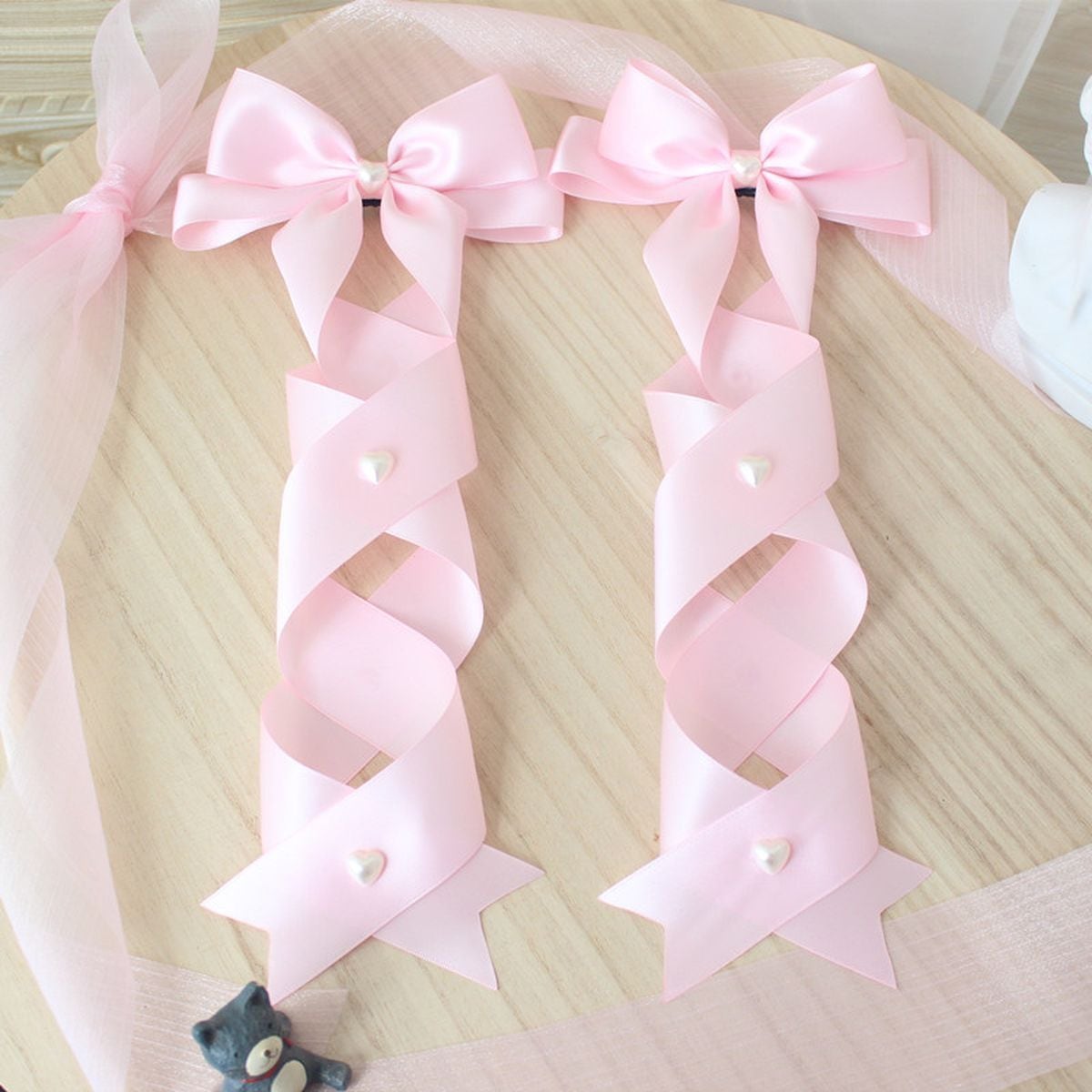 Kawaii Twin Tail Bow Hair Accessory