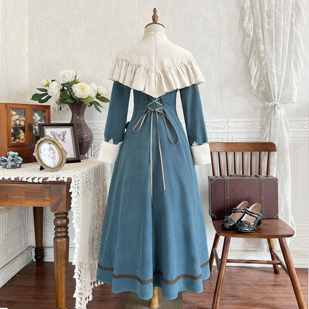 Elegant Sapphire Blue Dress
