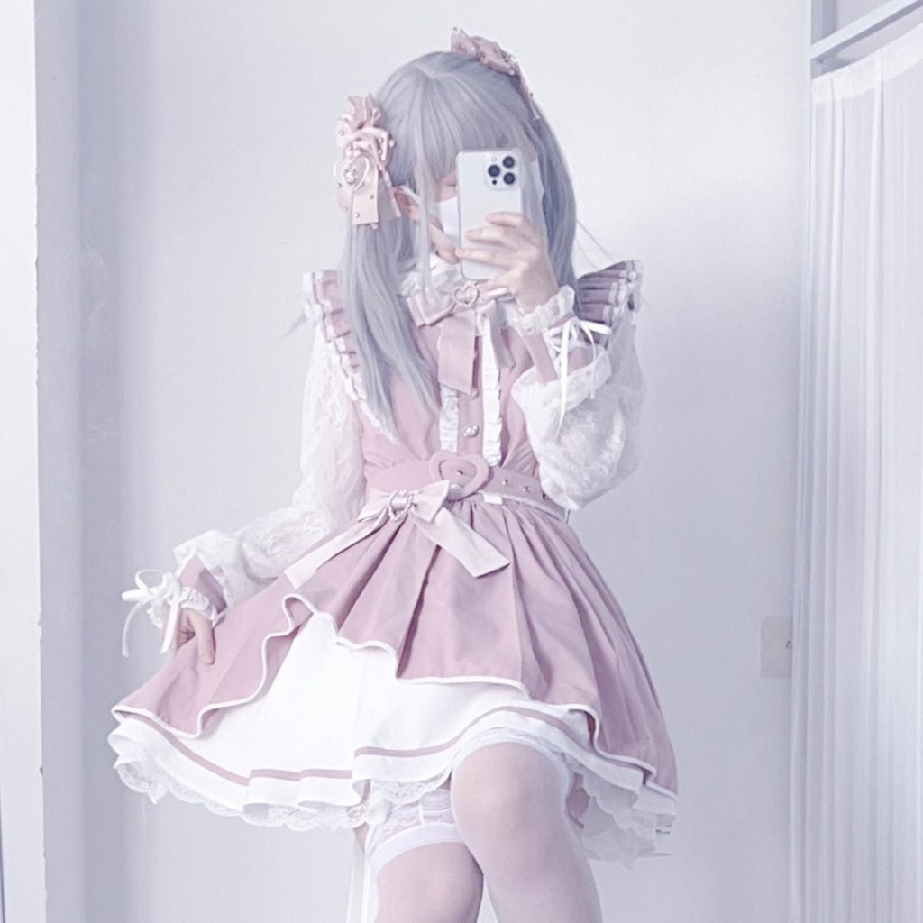 Asymmetrical Angel x Jirai-kei Dress