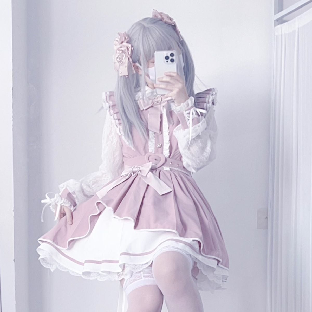 Asymmetrical Angel x Jirai-kei Dress