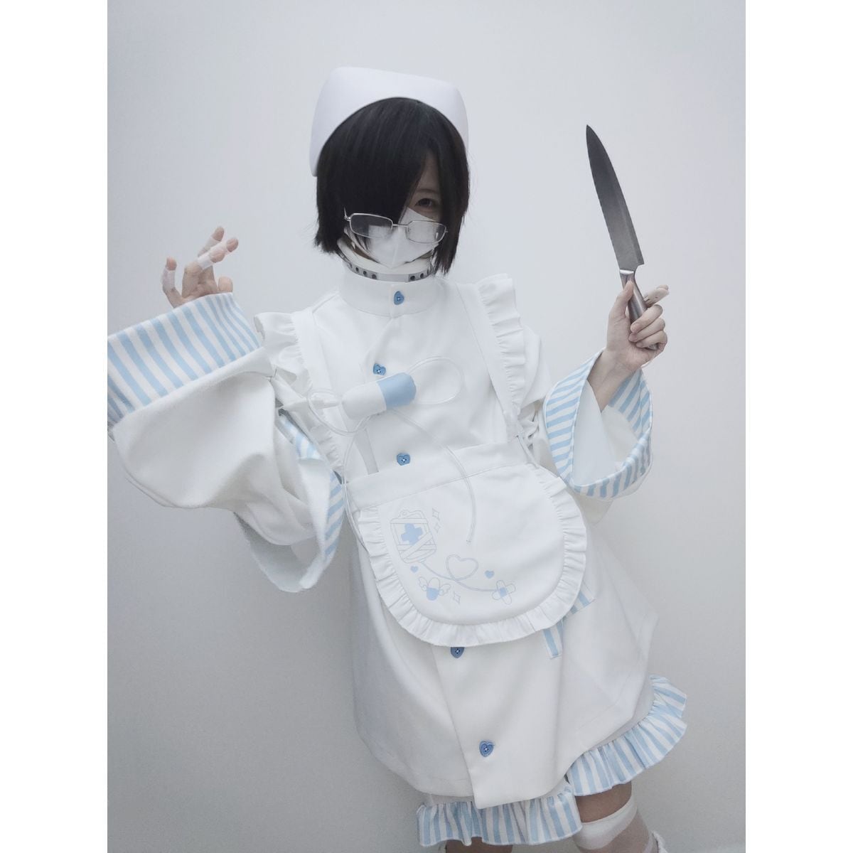 Aqua Angel Nurse Maid Outfit