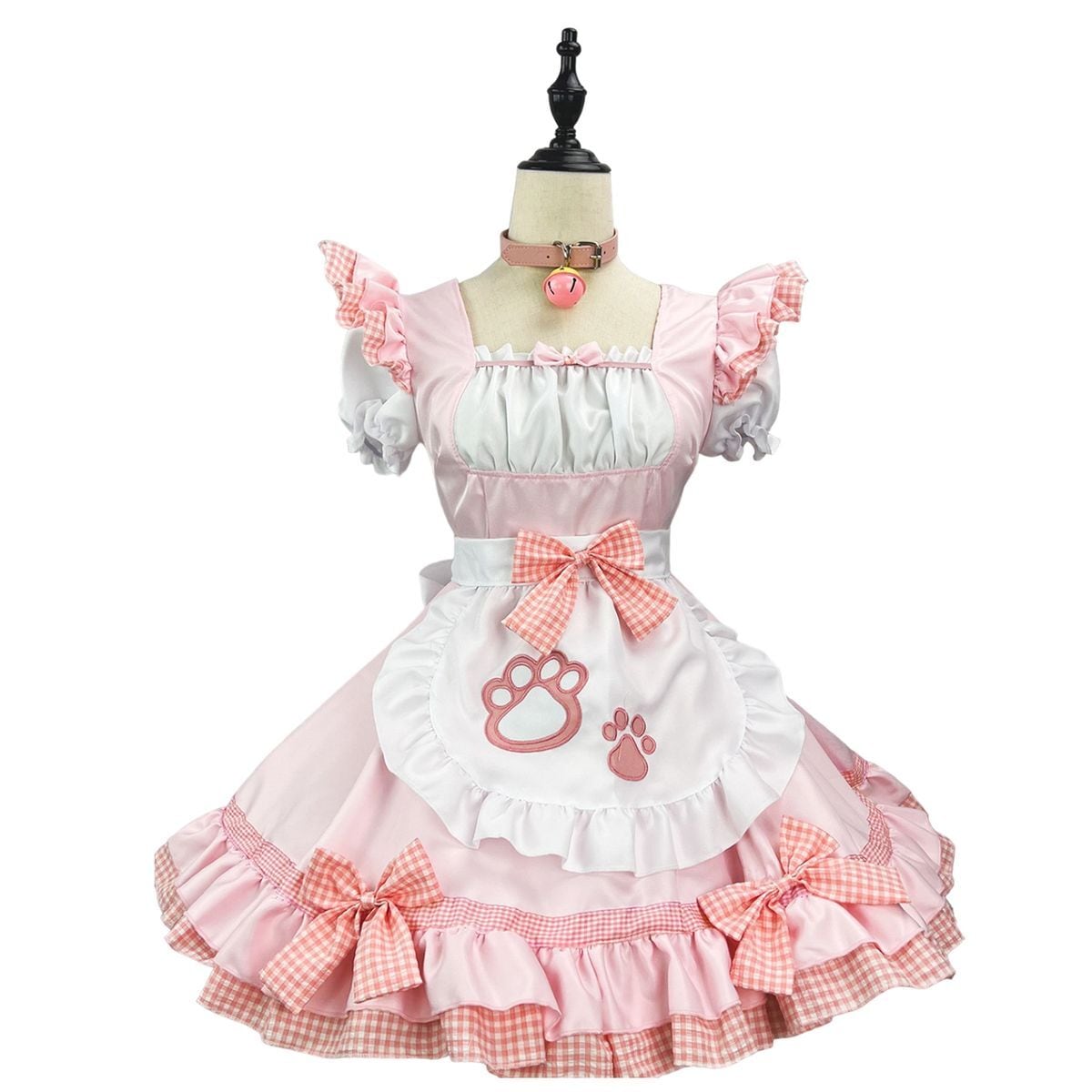 Cat Maid Set with Choker and Pannier