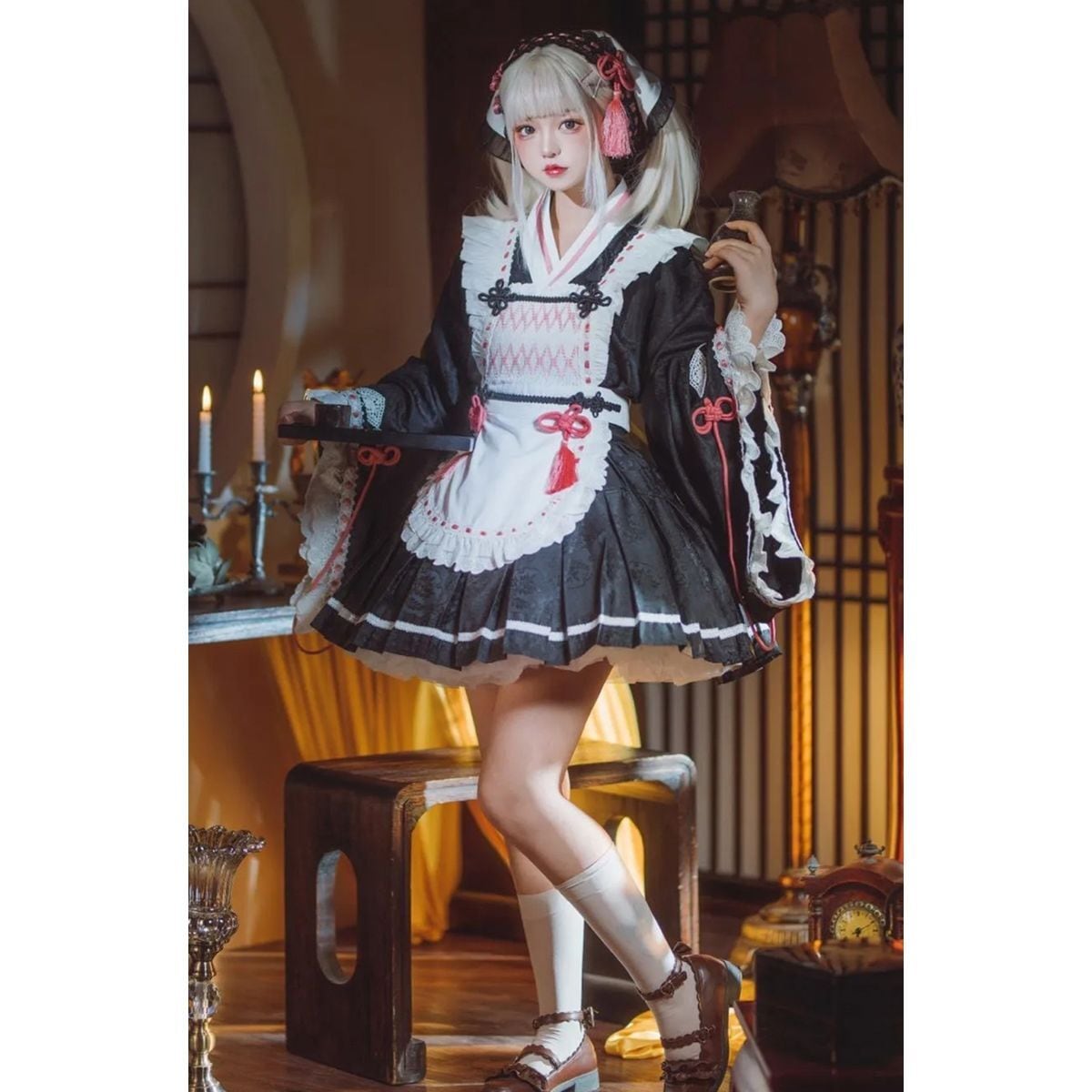 Japanese Lolita Maid Ensemble