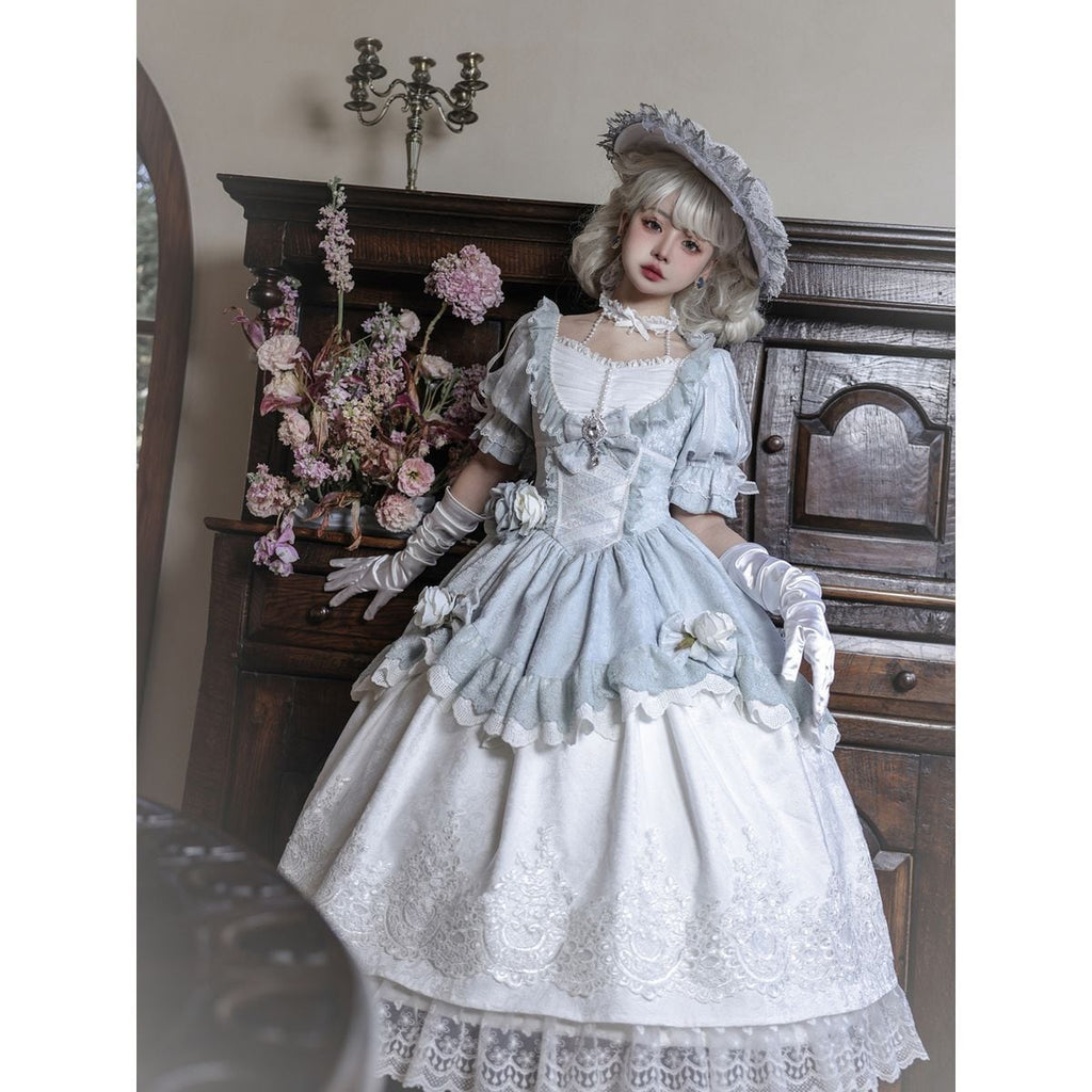 Graceful Short Sleeve Lolita Dress