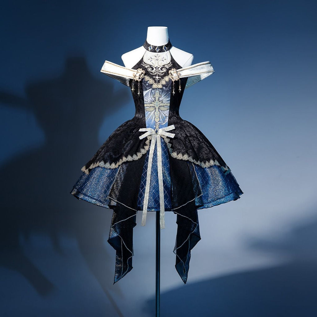 Charming Classical Shoulder-Baring Dress