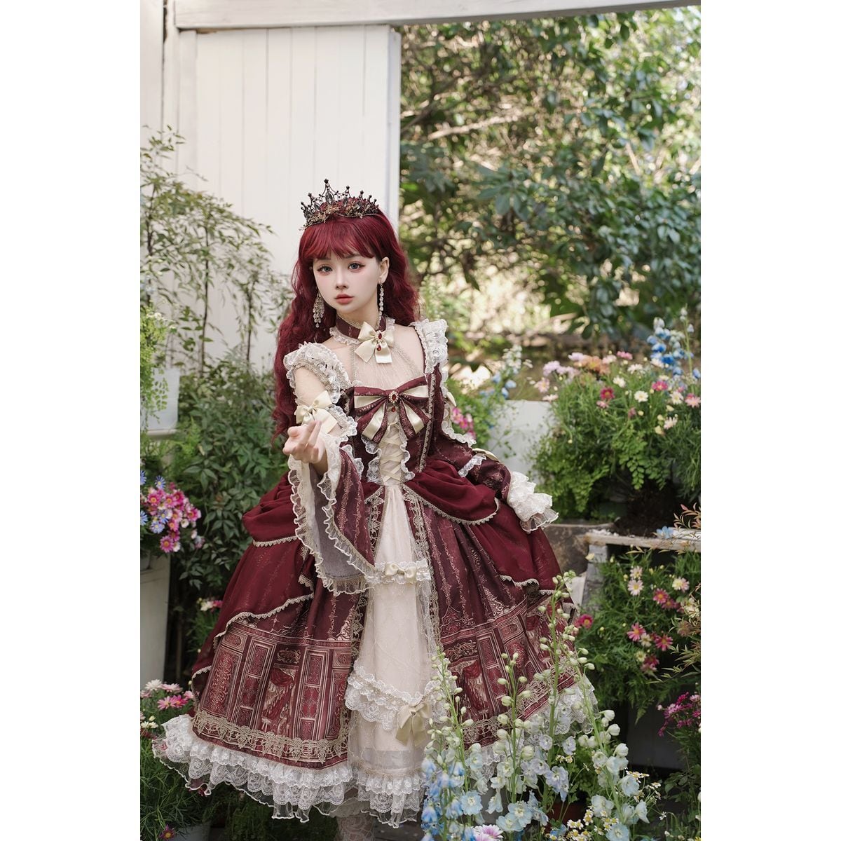 Elegant Baroque Inspired Dress