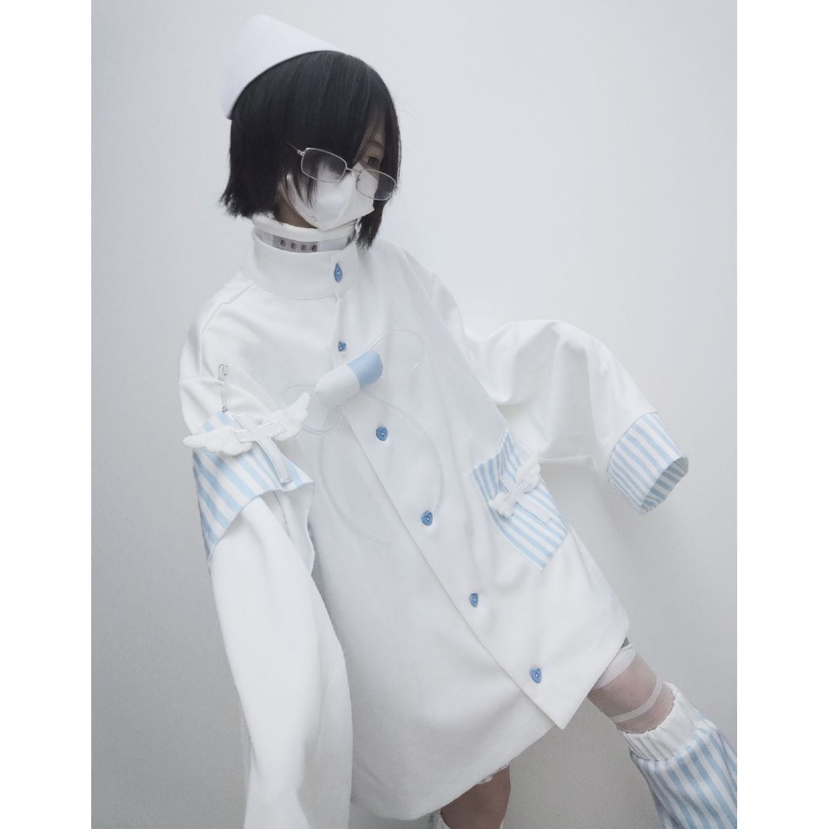 Aqua Angel Nurse Maid Outfit