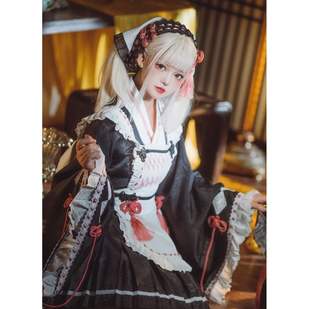 Japanese Lolita Maid Ensemble