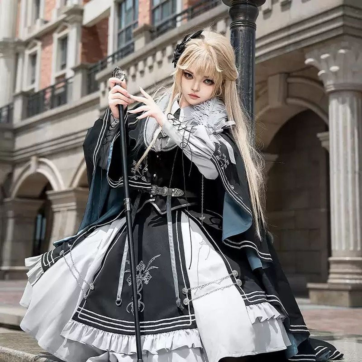 Elegant Military Lolita Ensemble