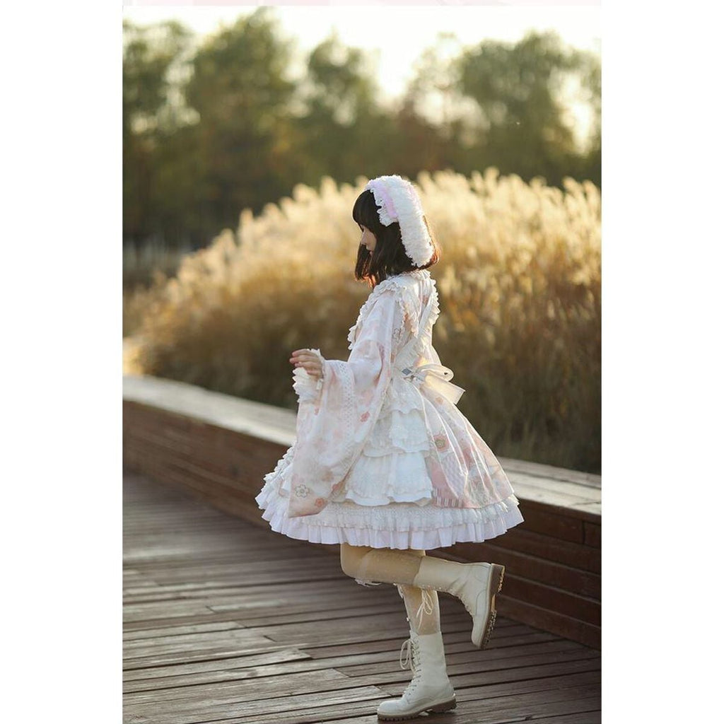 Sweet Lolita Mini Skirt Kimono Dress