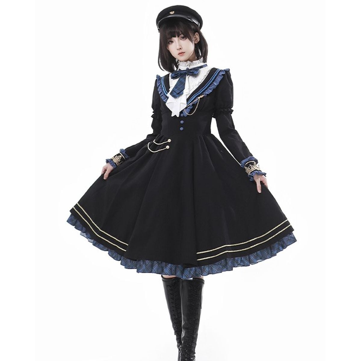 Classical Academy Cape Dress Set