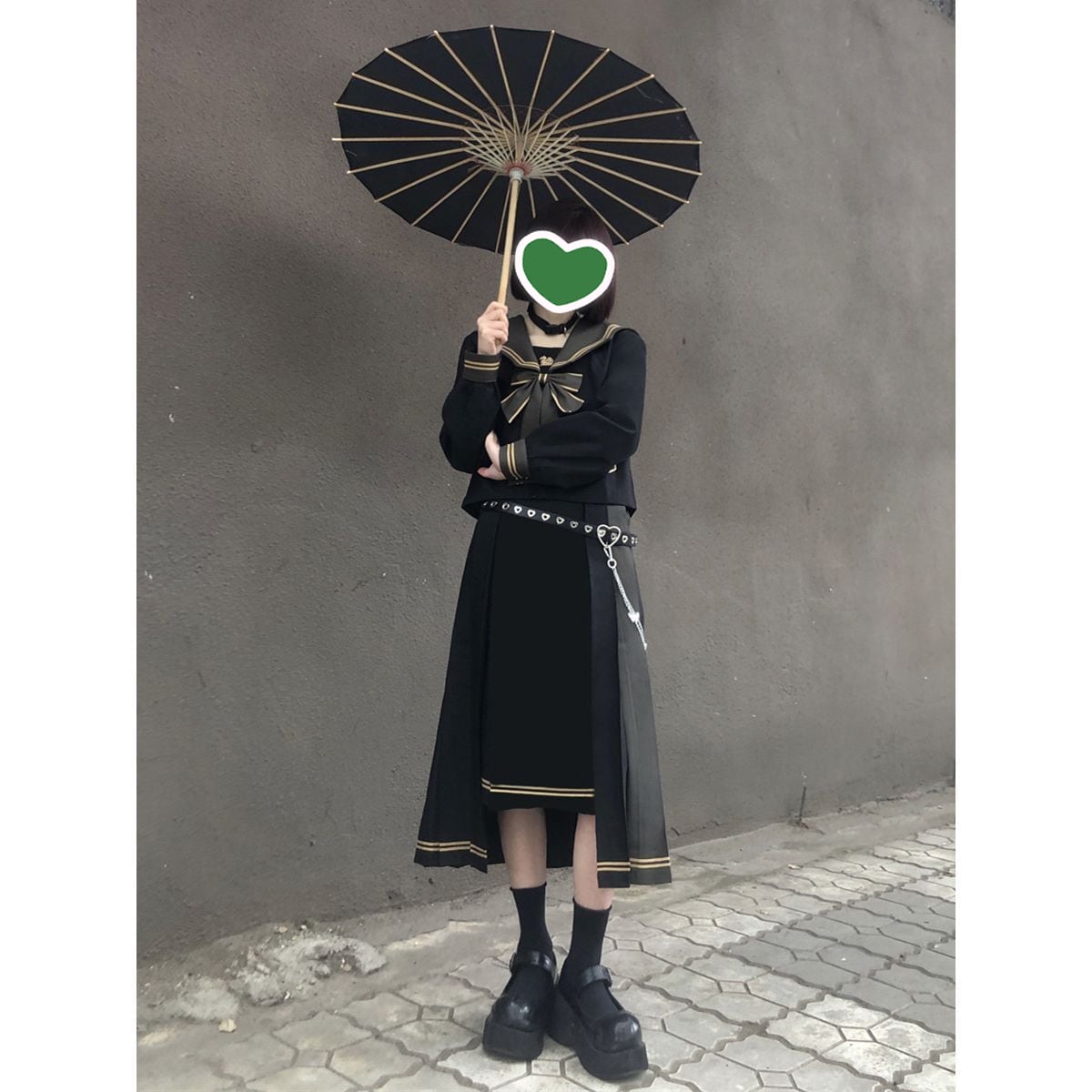 Double-Layered Sailor School Outfit