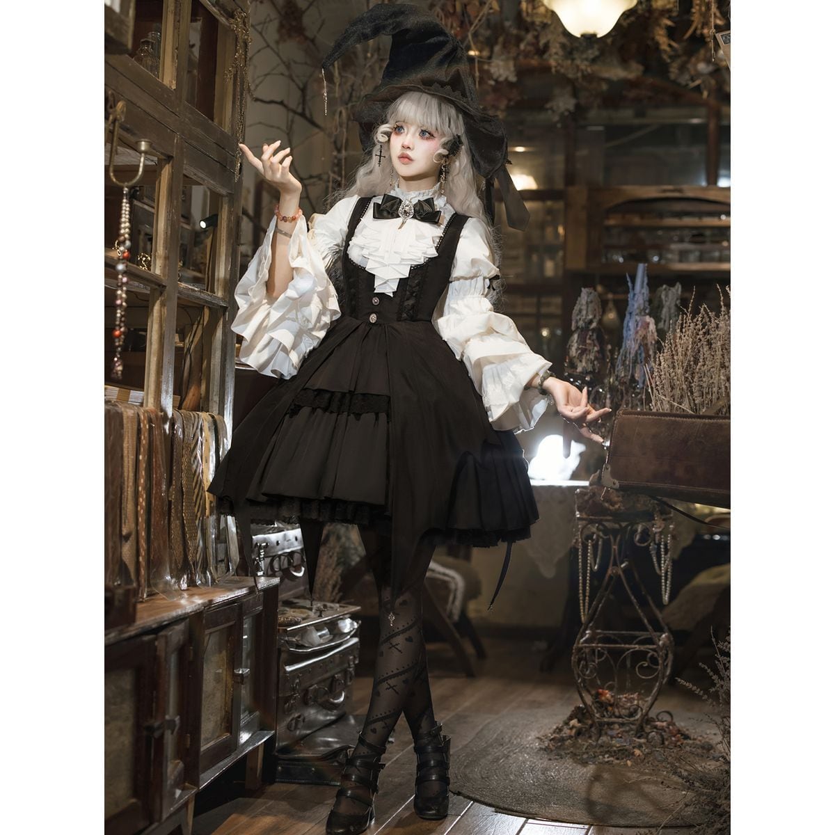 Gothic Frill Set with Princess Sleeves