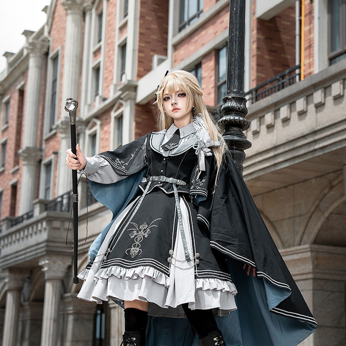 Elegant Military Lolita Ensemble