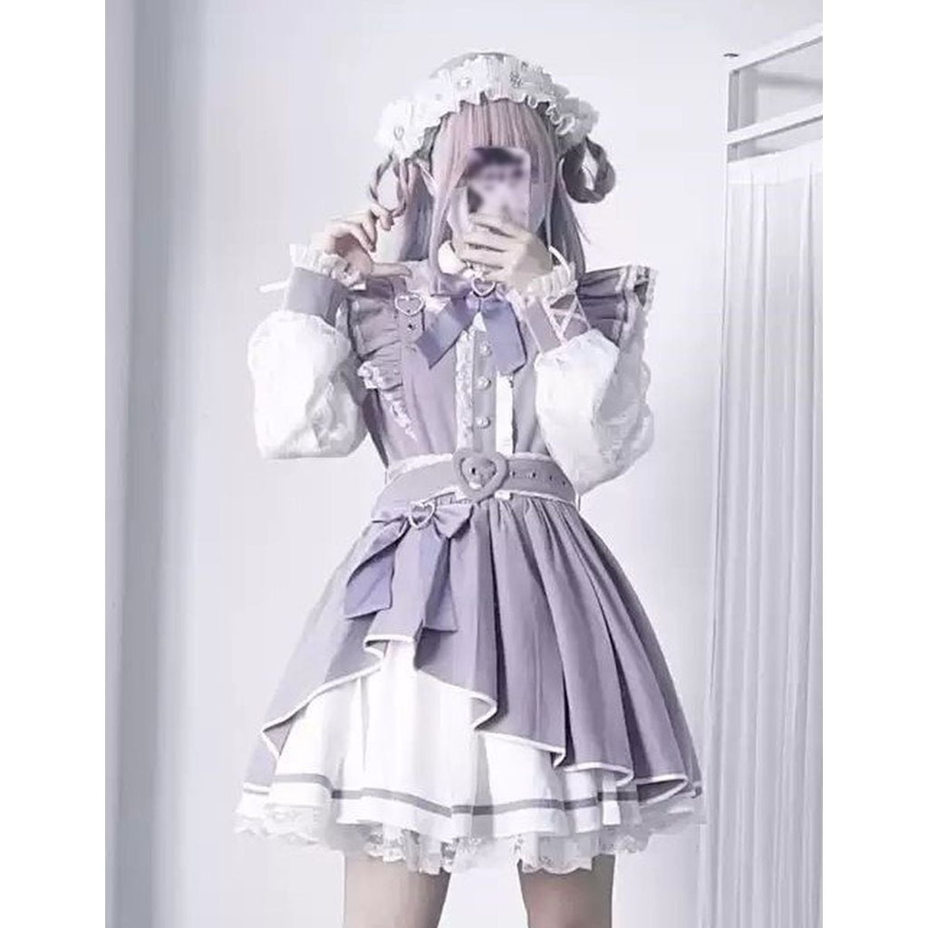 Asymmetrical Angel x Jirai-kei Dress