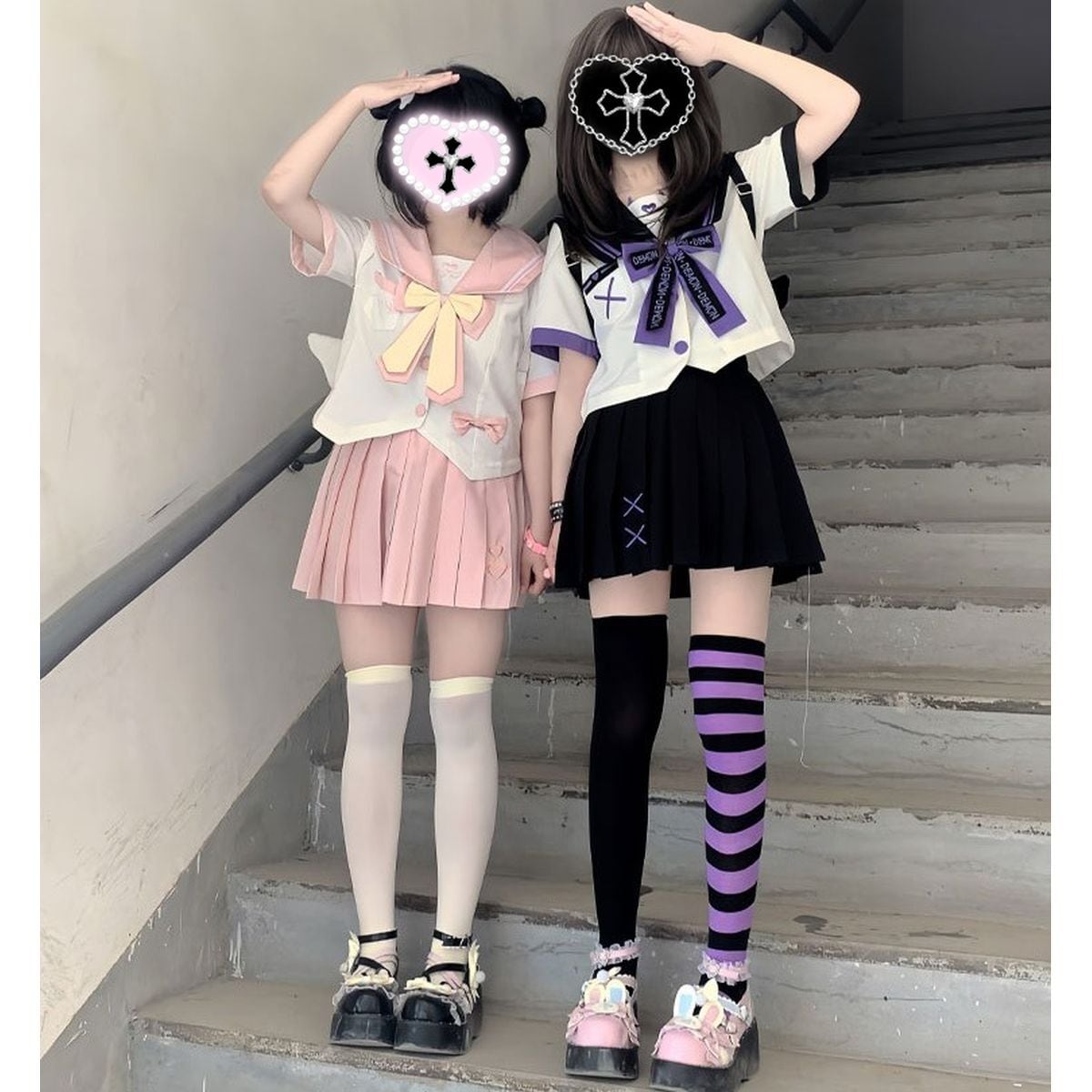 Angel and Devil Sailor Suit Set