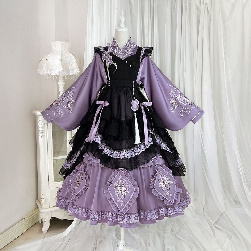 Lavender & Noir Frill Ensemble