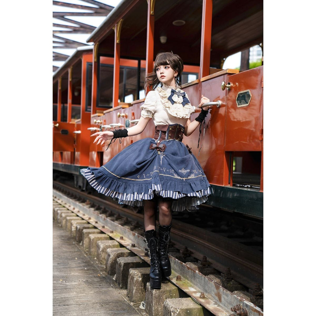 Victorian-Inspired Corset Ensemble