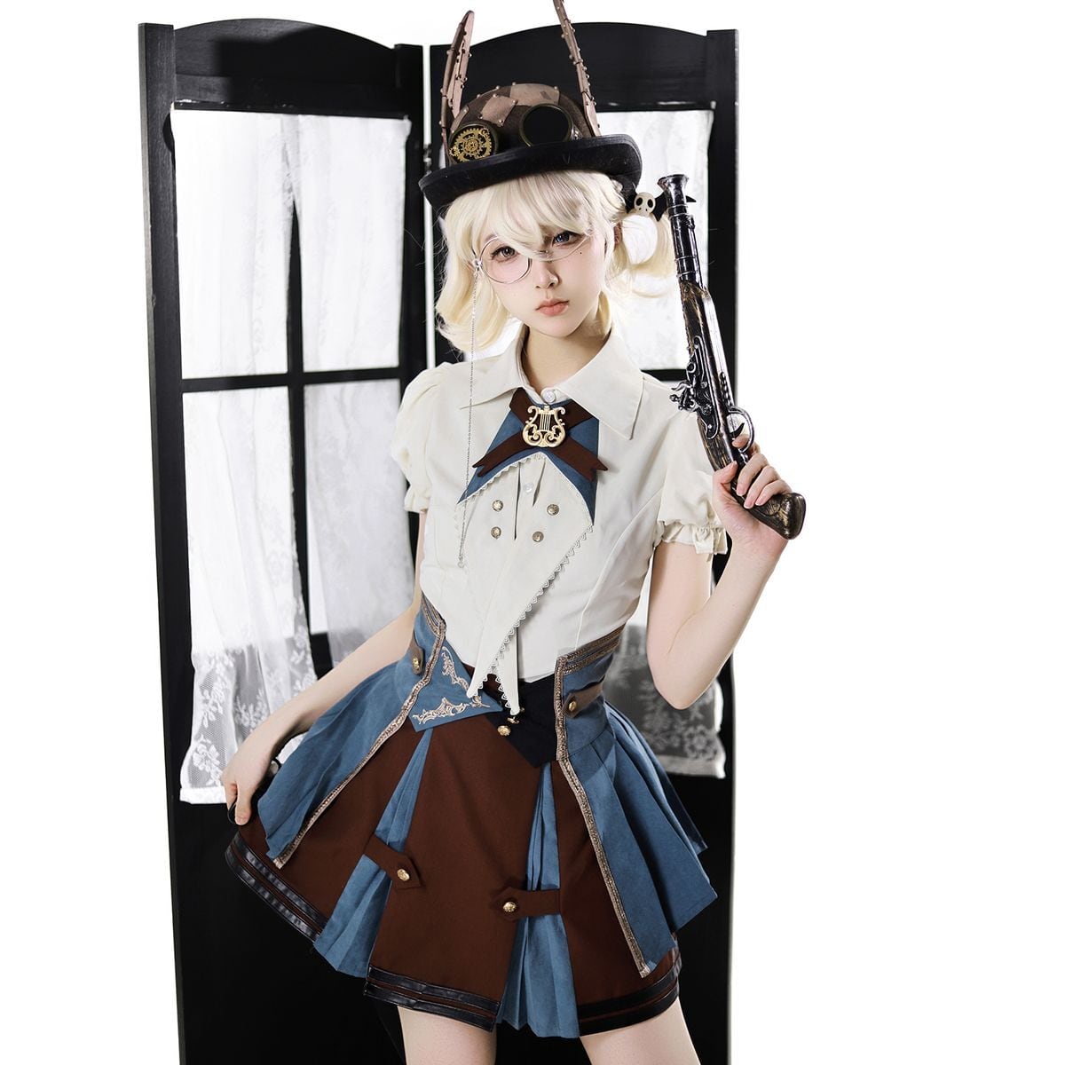 Steampunk Short Sleeve Ensemble