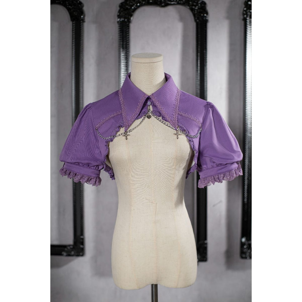 Gothic Lace-Up Jumper Skirt Set