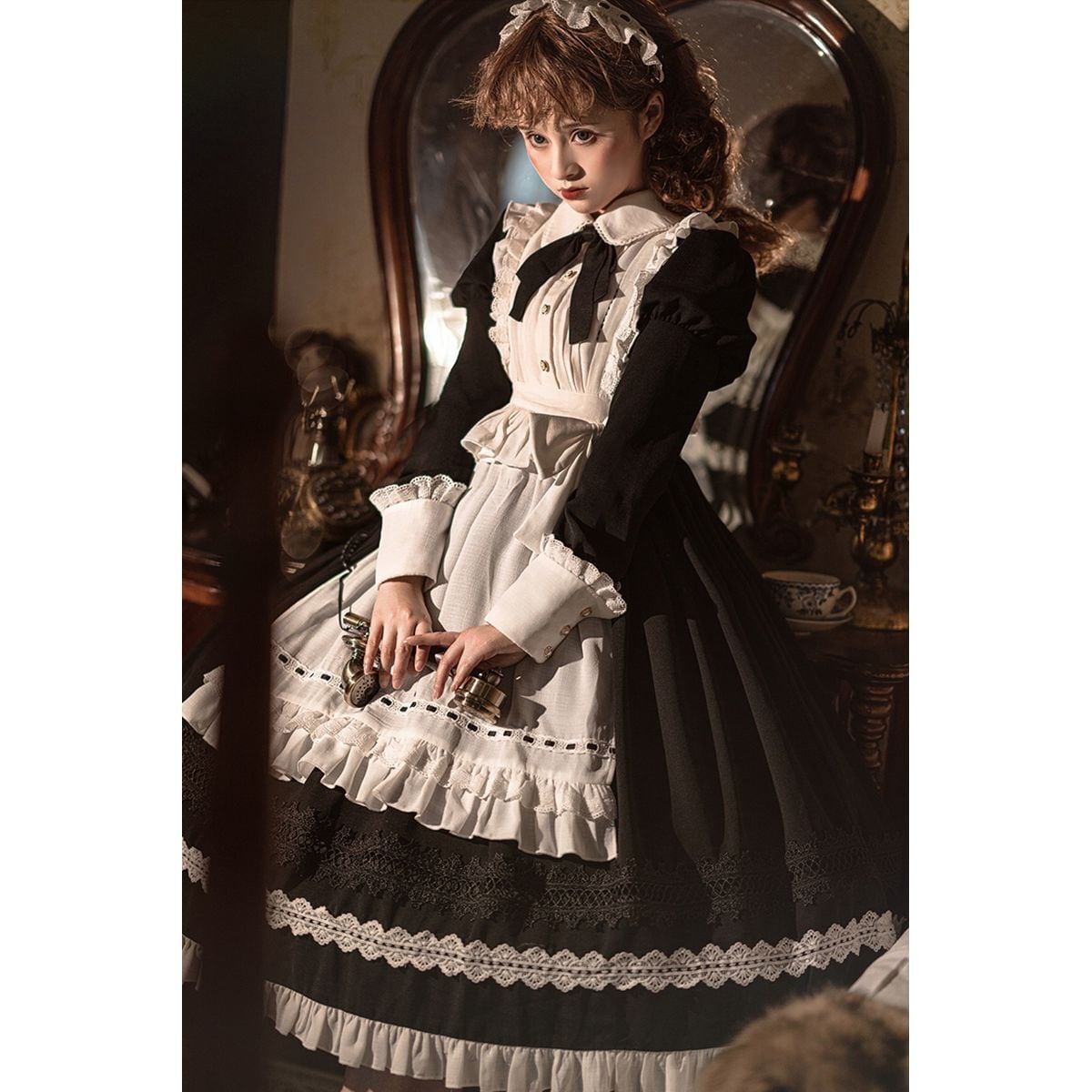 Victorian-Style Long Maid Outfit