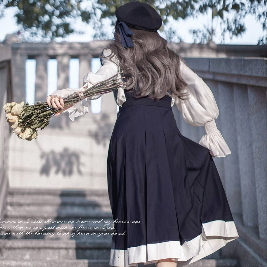 Chic Elegant Jumper Dress for School