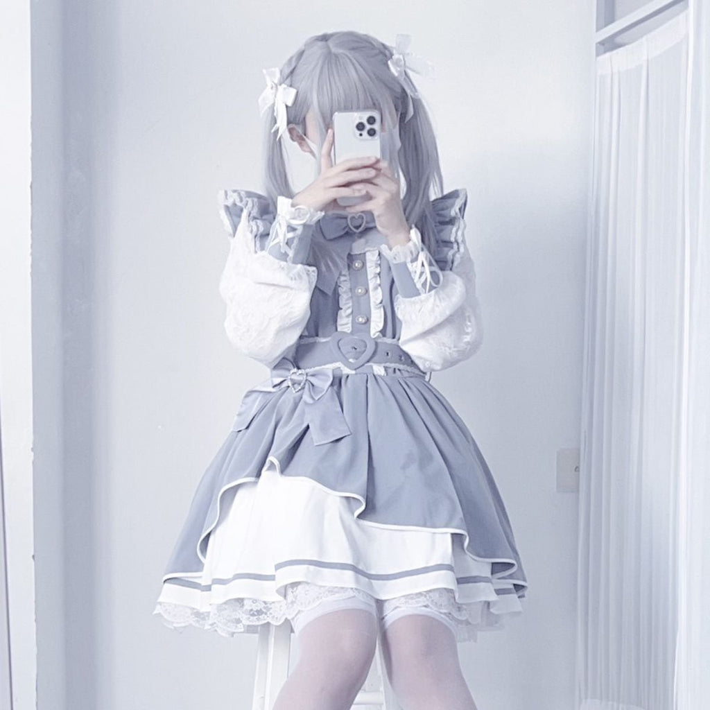 Asymmetrical Angel x Jirai-kei Dress