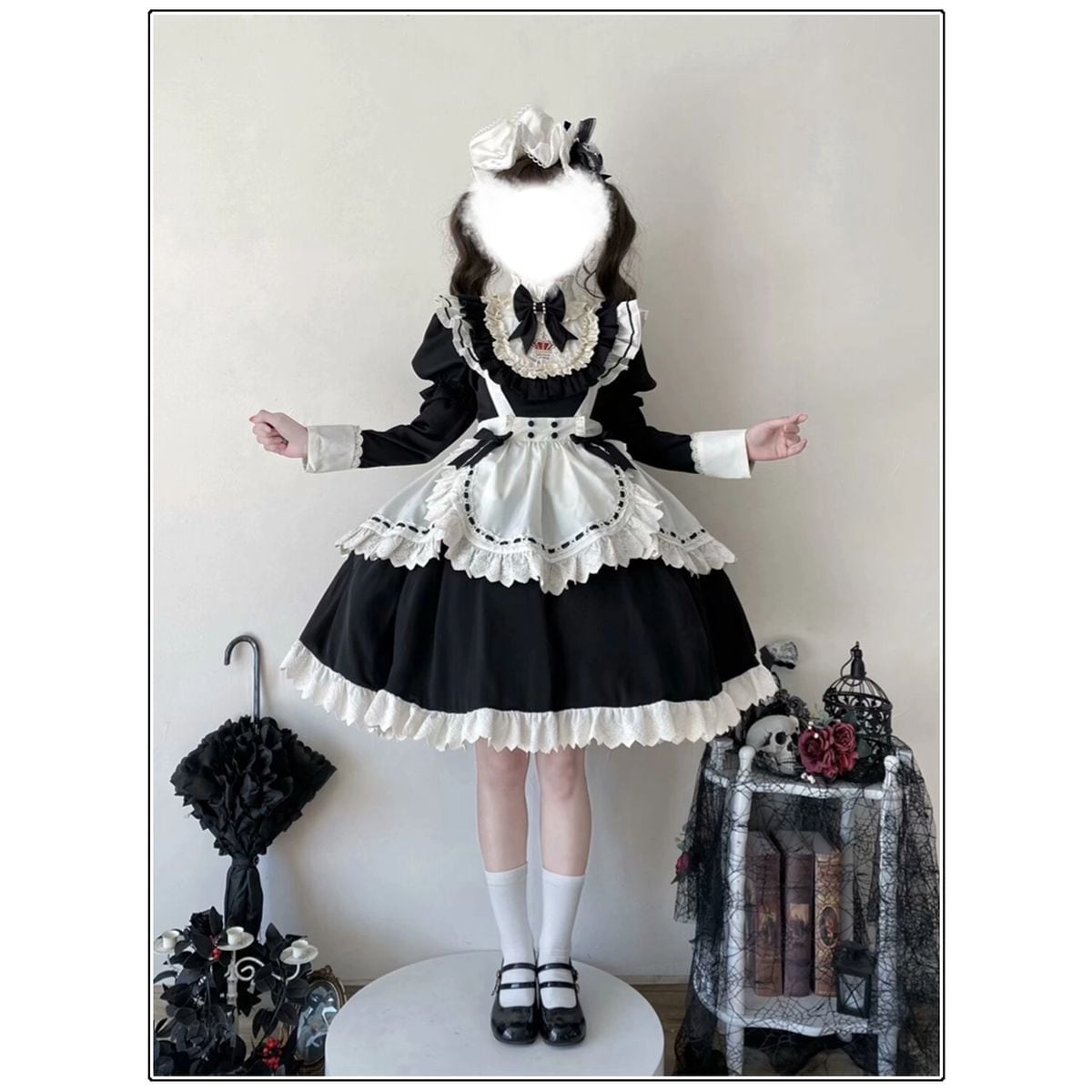 Frilled Victorian Cloud Maid Dress