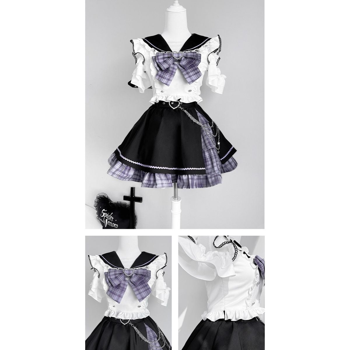 Asymmetrical Idol Stage Outfit