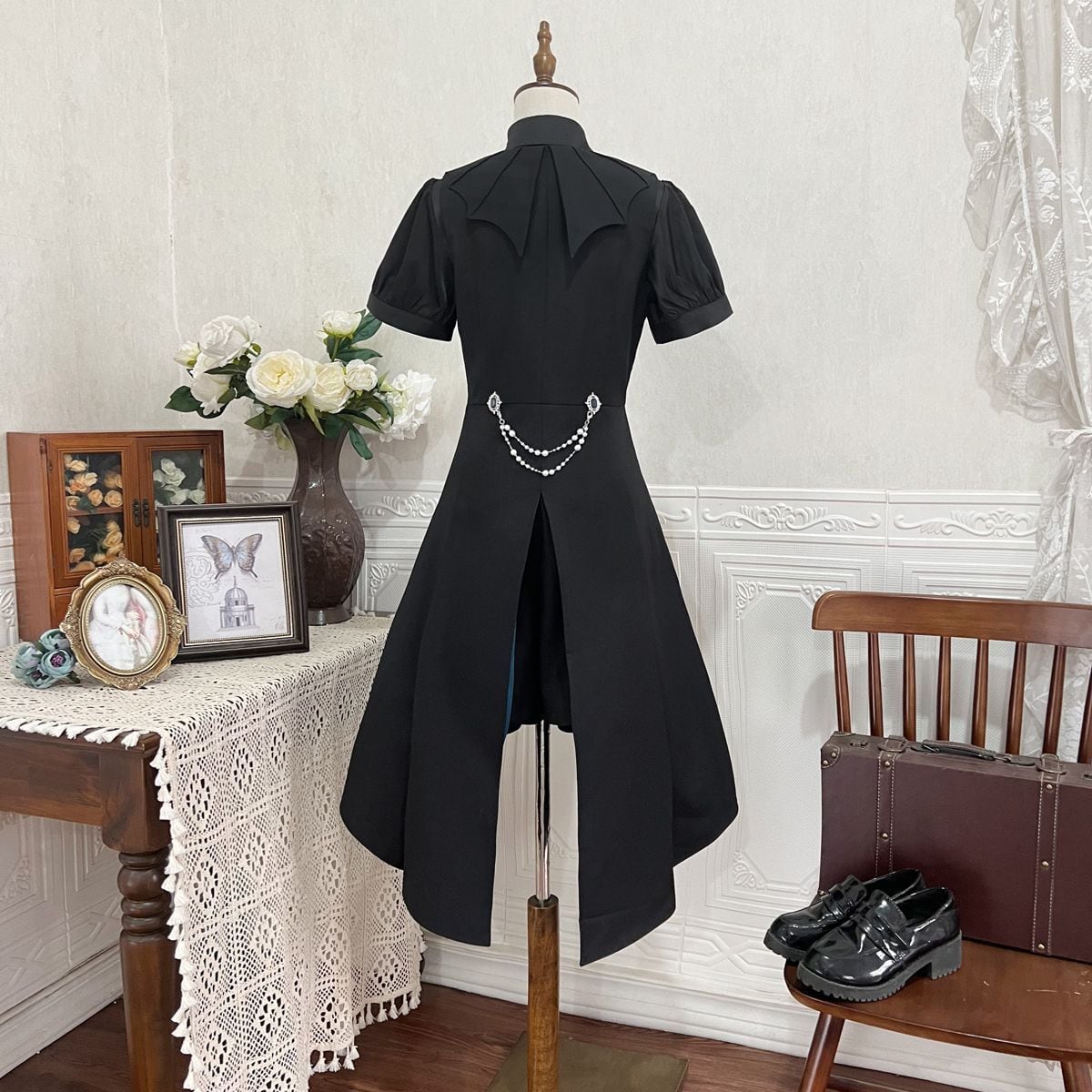 Noble Black and Blue Prince Attire