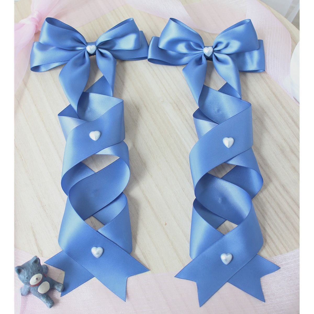 Twin Tail Ribbon Hair Accessories
