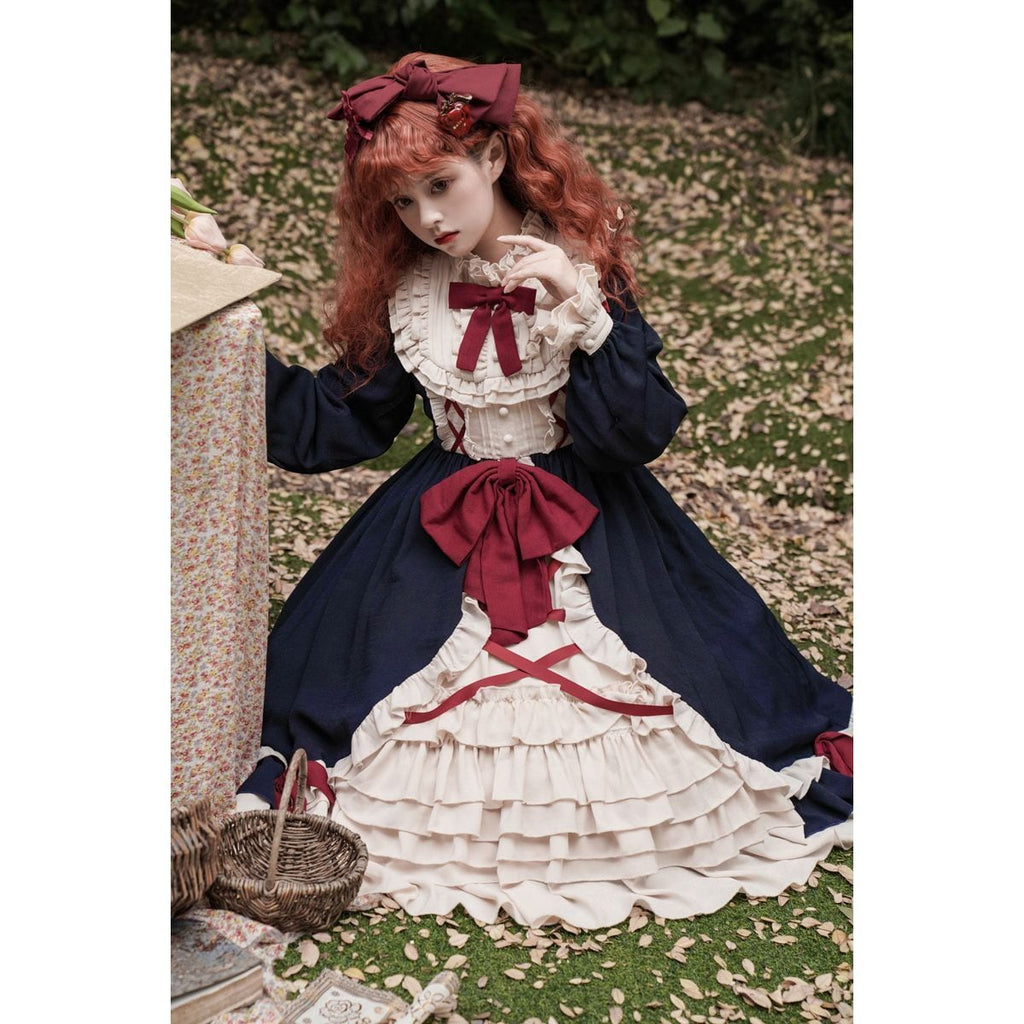 Elegant Snow White Ruffled Dress
