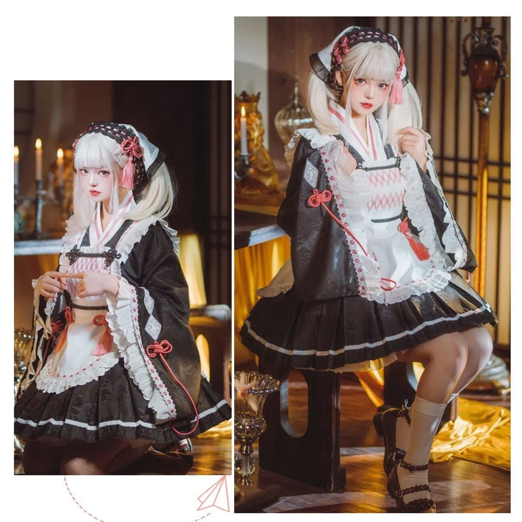 Japanese Lolita Maid Ensemble