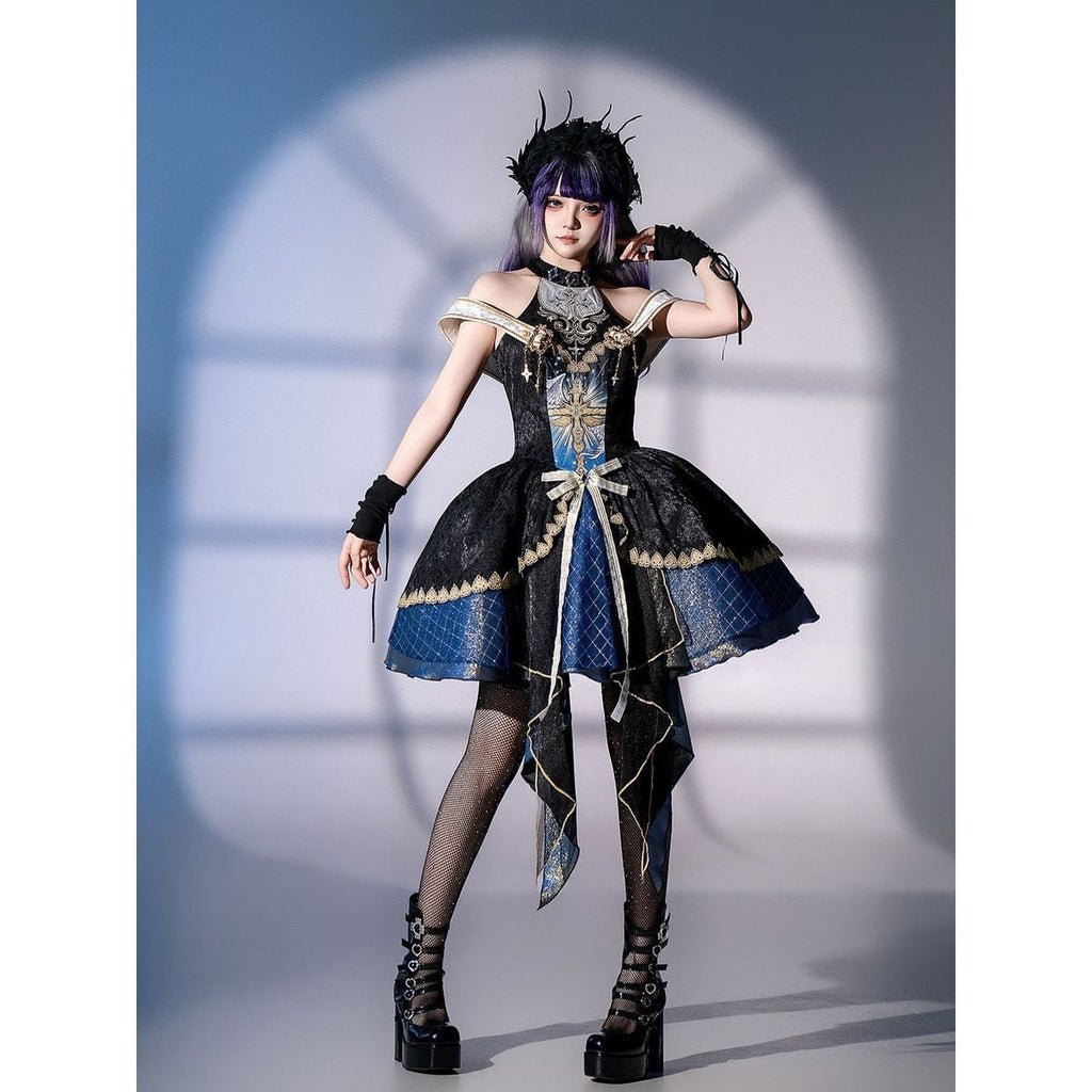 Charming Classical Shoulder-Baring Dress