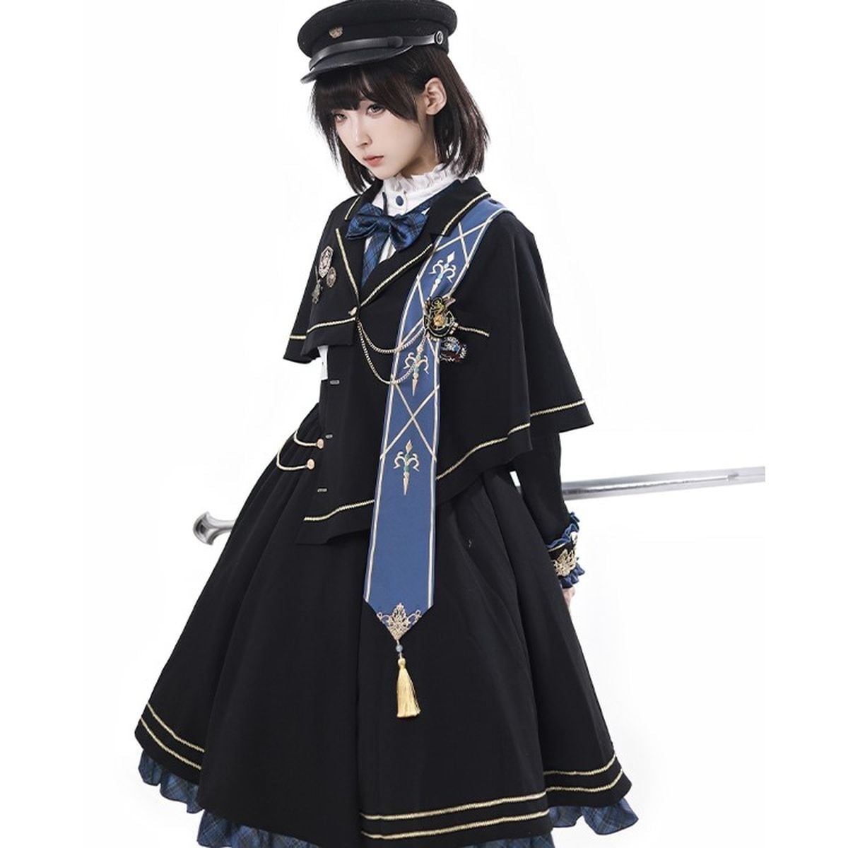 Classical Academy Cape Dress Set