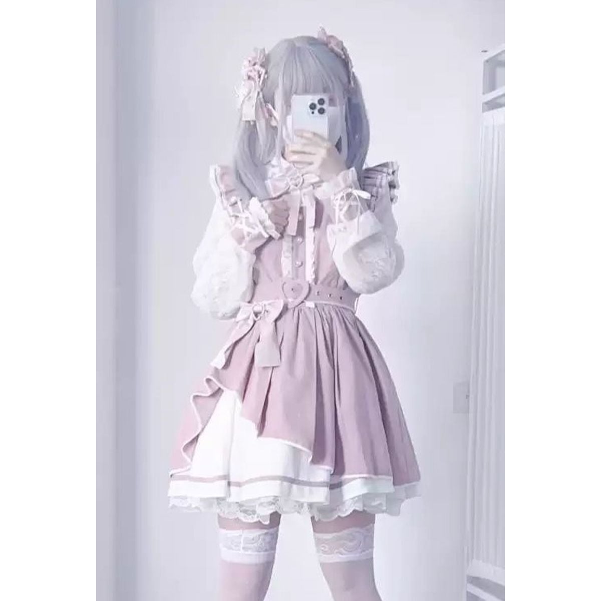 Asymmetrical Angel x Jirai-kei Dress