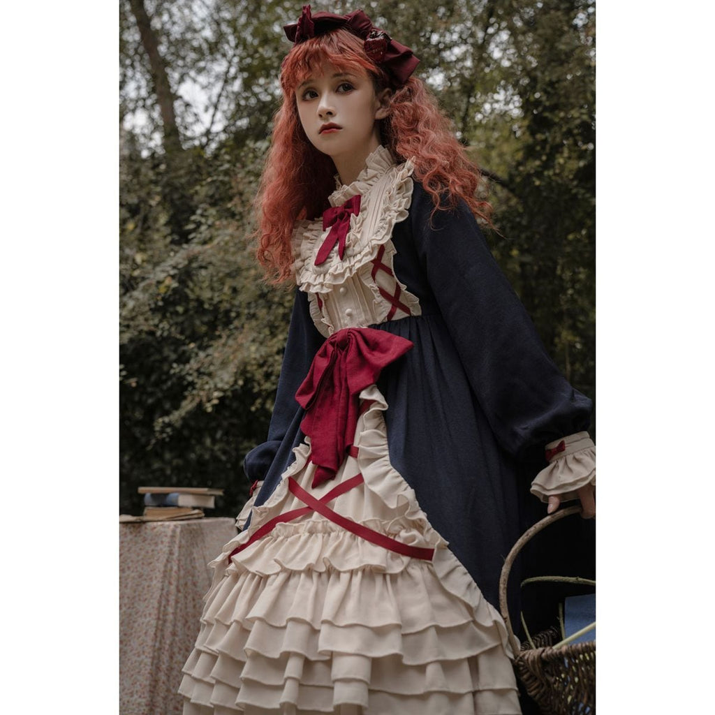 Elegant Snow White Ruffled Dress