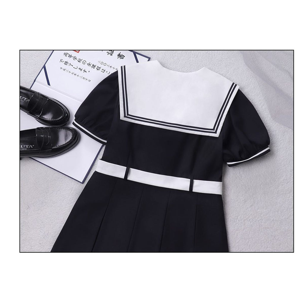 Cute Short Sleeve Sailor Outfit