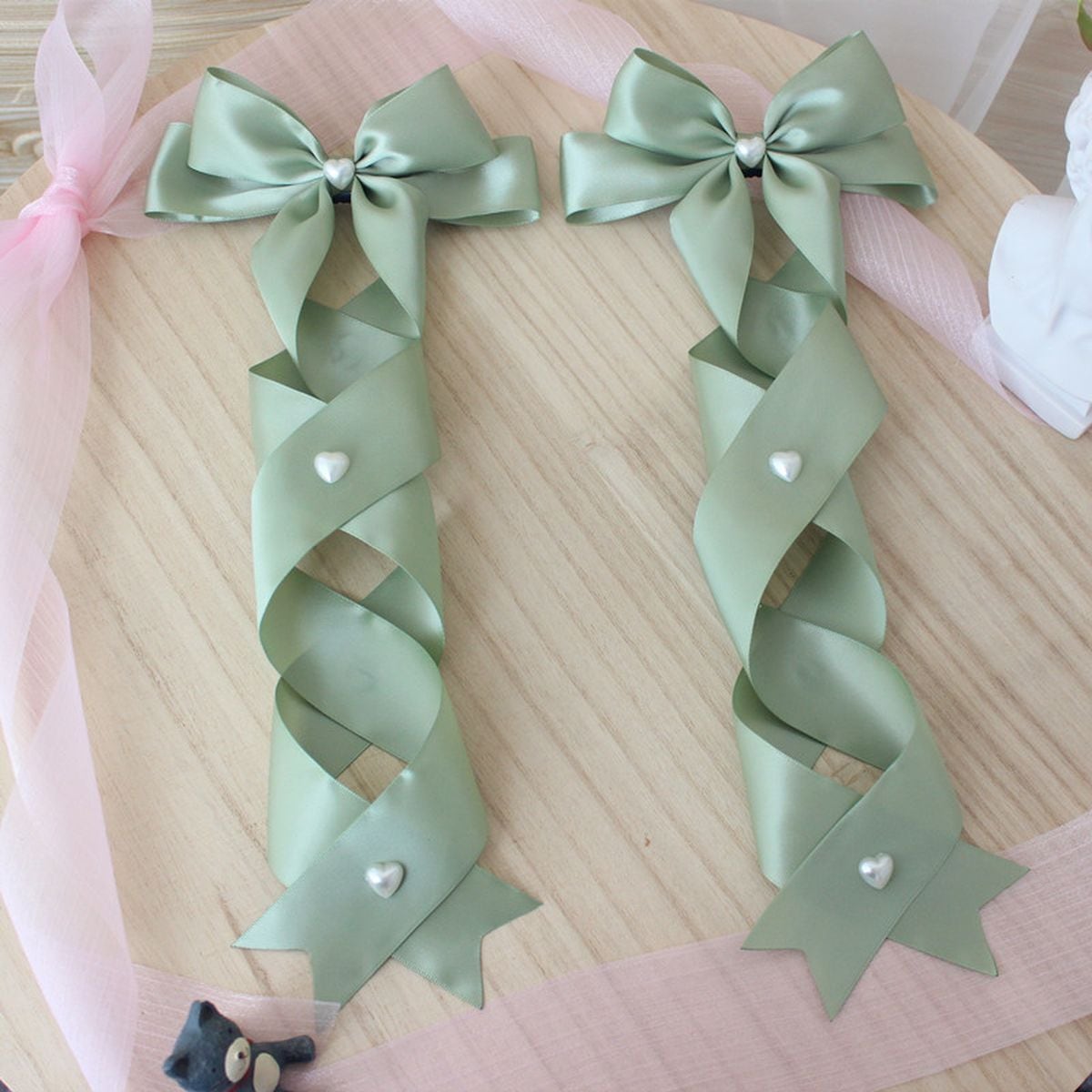 Twin Tail Ribbon Hair Accessories
