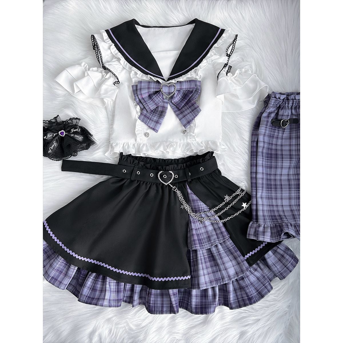 Asymmetrical Idol Stage Outfit