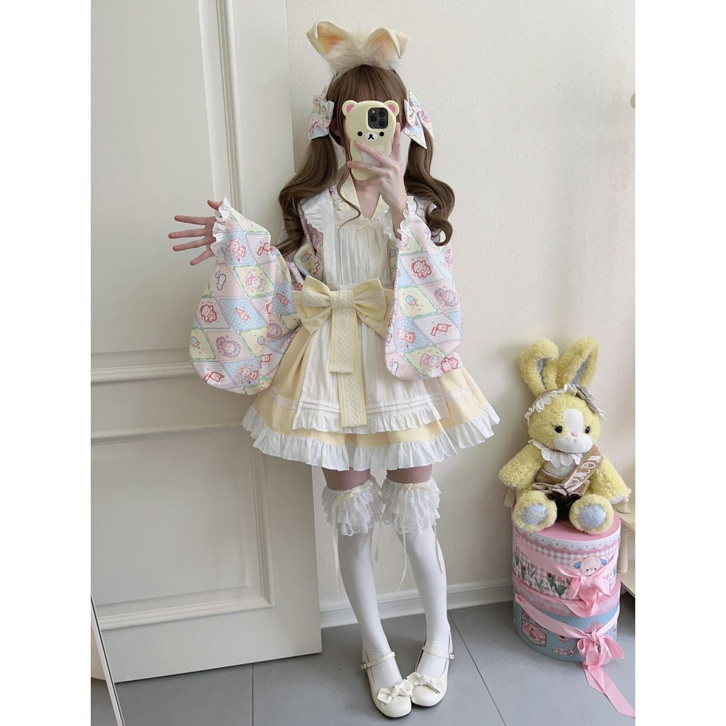 Japanese Style Frill Maid Outfit